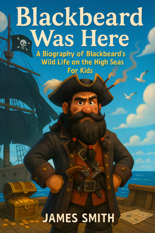 Blackbeard Was Here: A Biography of Blackbeard’s Wild Life on the High Seas For Kids