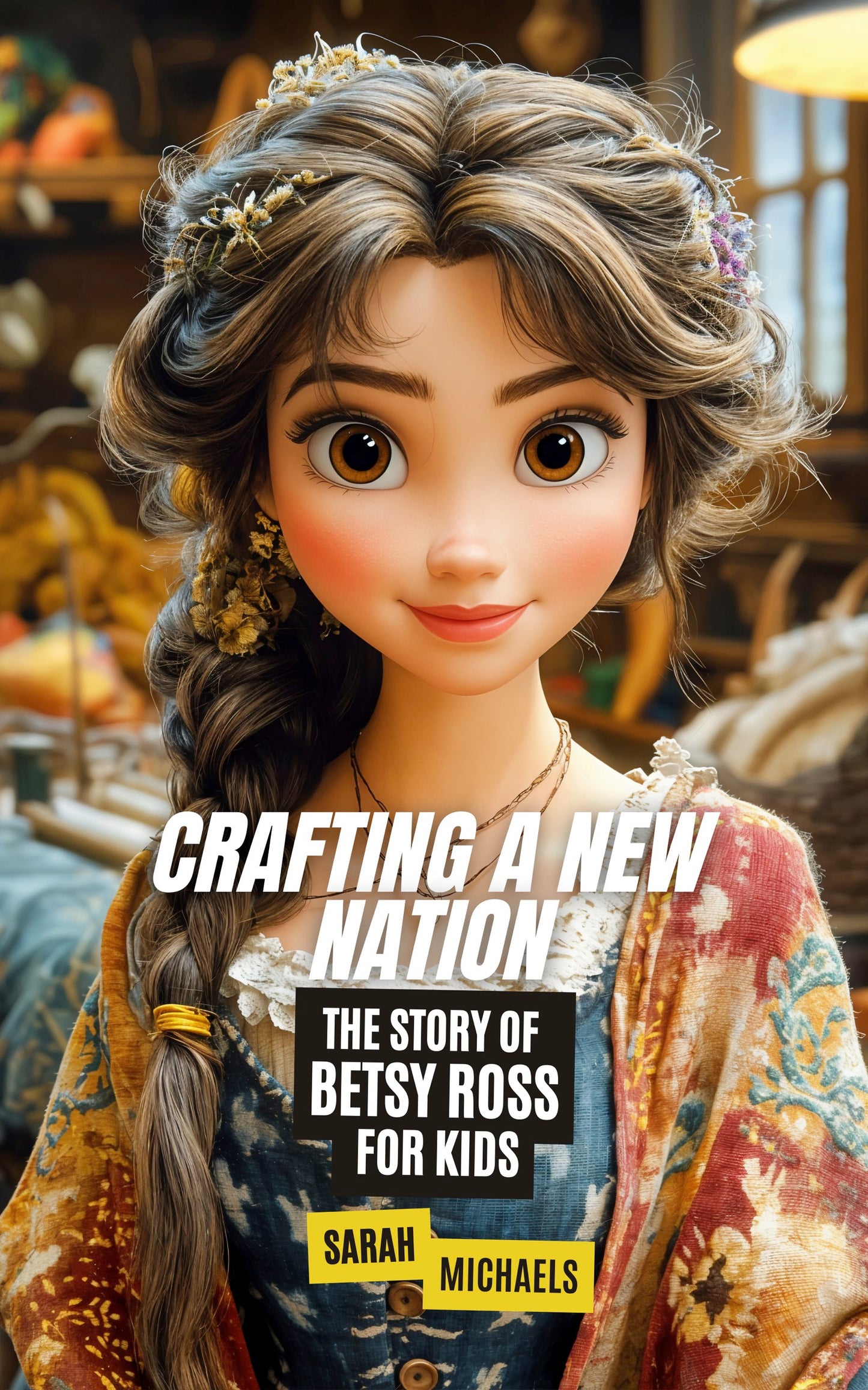 Crafting a New Nation: The Story of Betsy Ross For Kids