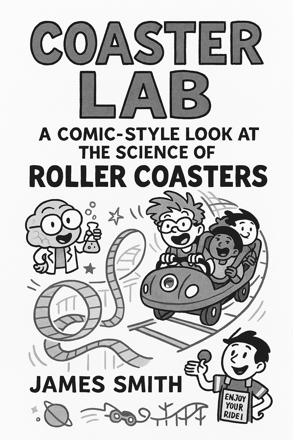 Coaster Lab: A Comic-Style Look At the Science and History of Roller Coasters