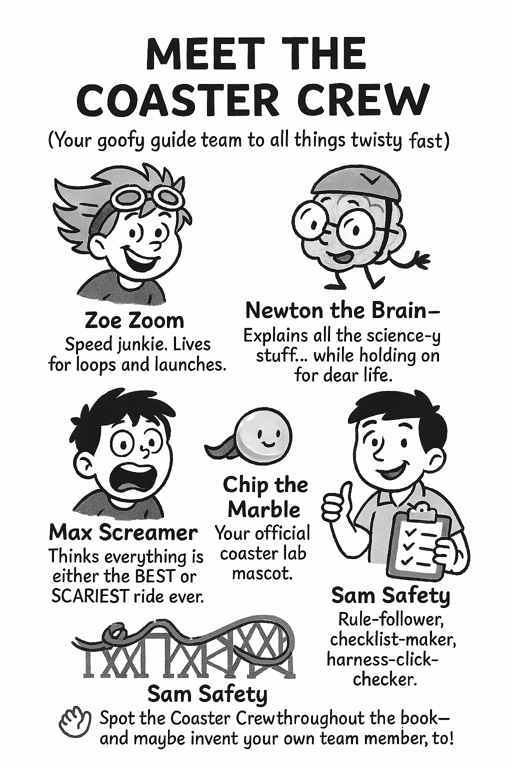 Coaster Lab: A Comic-Style Look At the Science and History of Roller Coasters