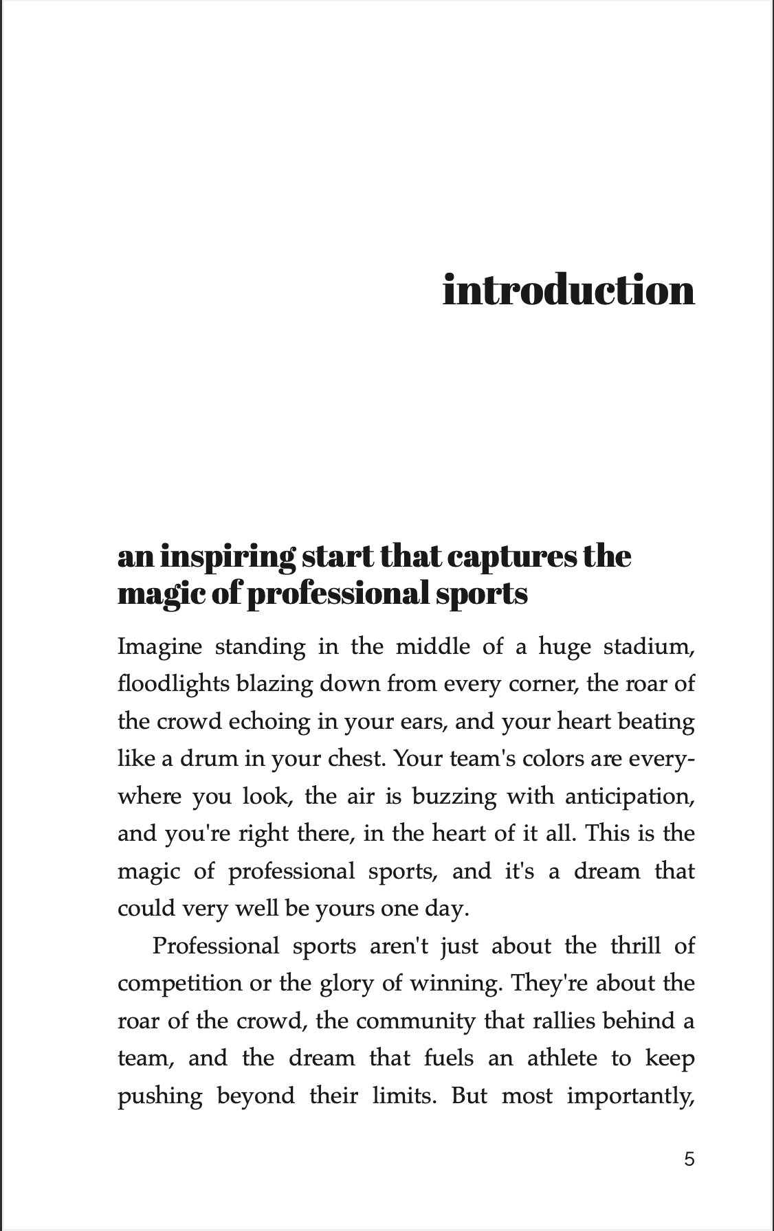 Dream Big, Play Big: A Kids Guide to Becoming a Professional Athlete | Career Book (Ages 8-12)