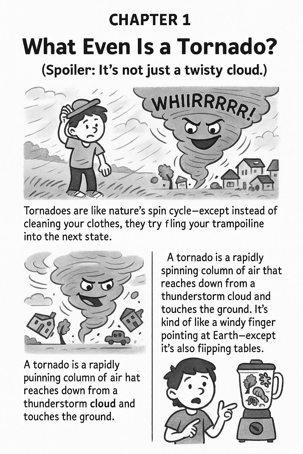 Twister Science: A Comic-Style Look At the Science and History of Tornadoes