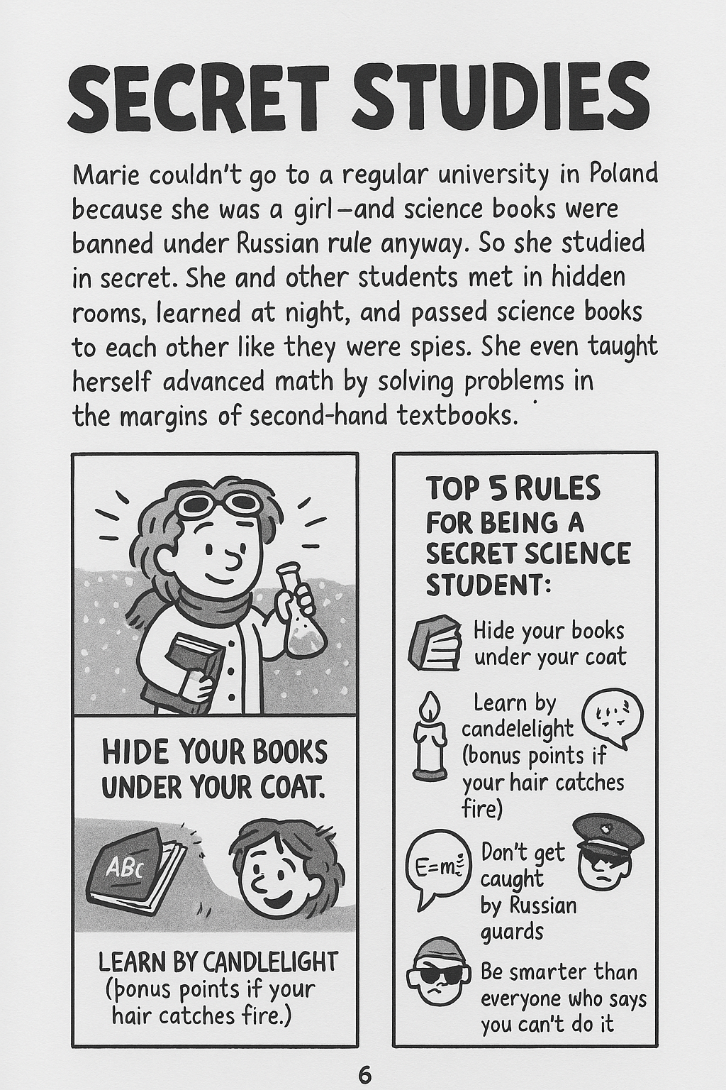 A Doodle Biography of Marie Curie
