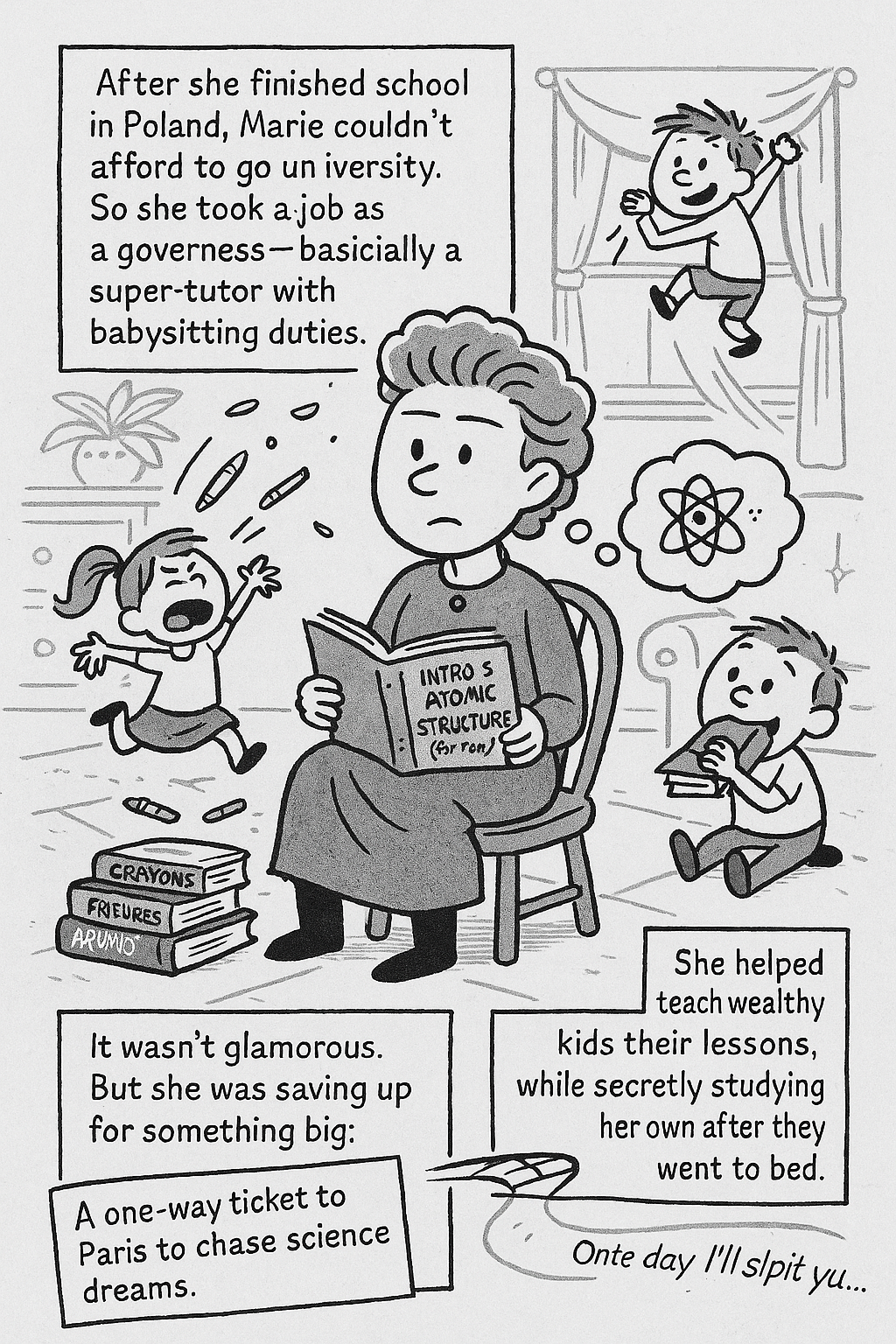 A Doodle Biography of Marie Curie